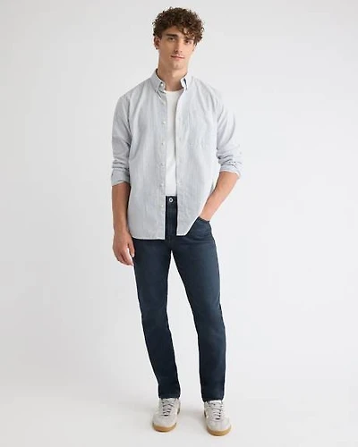Slim-Fit Medium-Wash Denim Pant