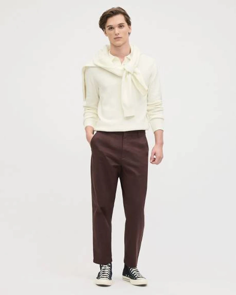 Tapered-Leg Chino Pant