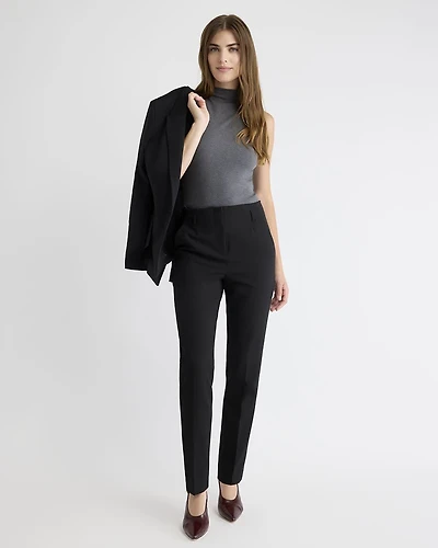 High-Rise Long Slim-Leg Pant