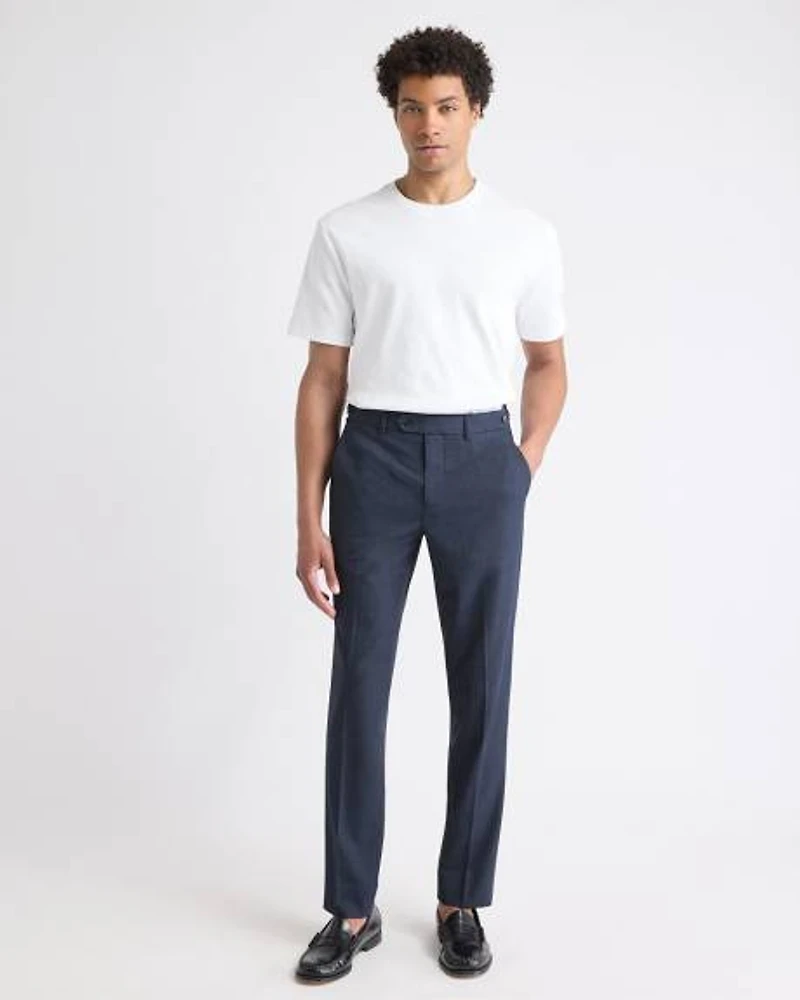 Black Slim-Fit Essential Pant