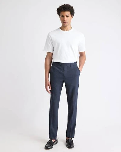 Black Slim-Fit Essential Pant