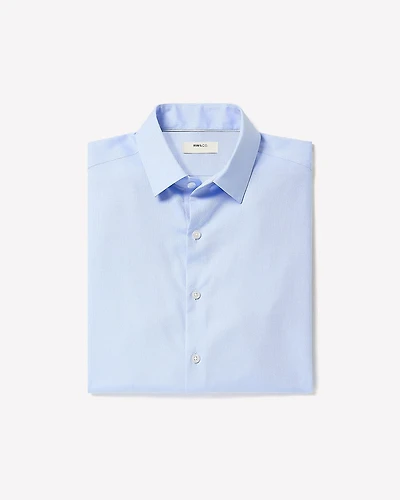 Chemise Habillée à Coupe Étroite en Dobby