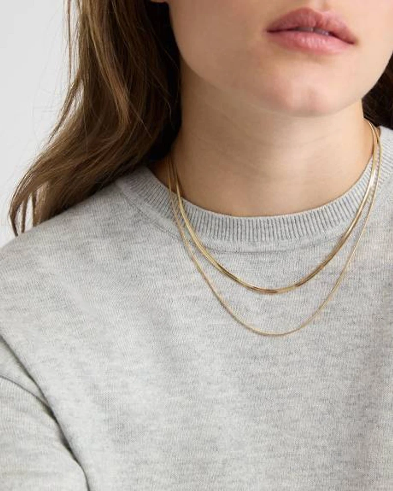 Double-Snake-Chain Necklace