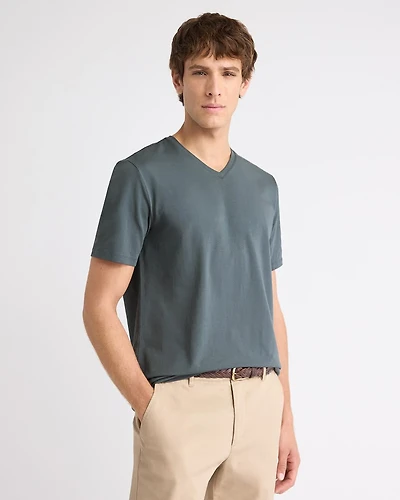 Solid Supima (R) Cotton V-Neck T-Shirt