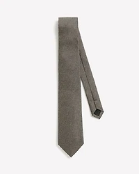 Wool-Effect Taupe Regular Tie