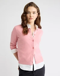 Merino Wool Button-Down Cardigan