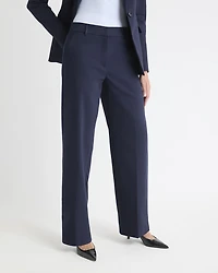 Pantalon Indispensable Signature à Jambe Large et Taille Haute