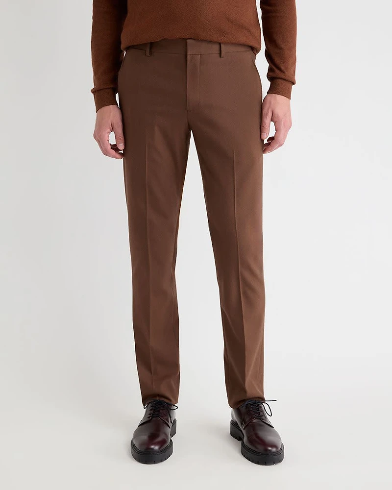 Slim-Fit Clay Brushed Twill Pant