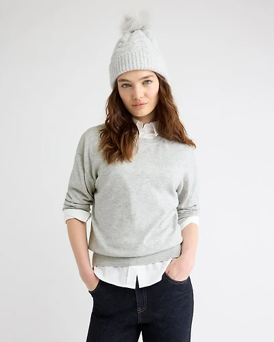 Long-Sleeve Crew-Neck Sweater