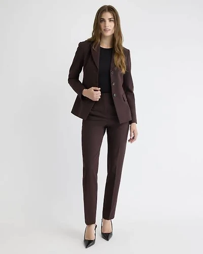 Pantalon à Jambe Étroite et Taille Haute