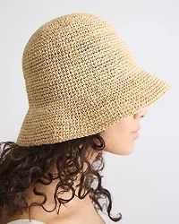 Straw Bucket Hat