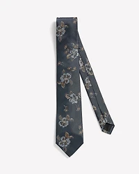 Cravate Régulière à Motif Floral