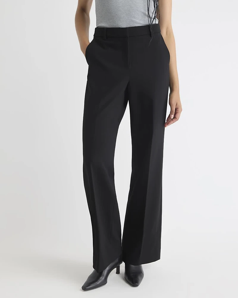 Mid-Rise Wide-Leg Heavy Twill Pant