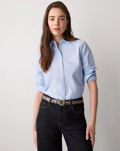 Long-Sleeve Oxford Shirt