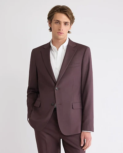 Slim-Fit Lavender Suit Blazer