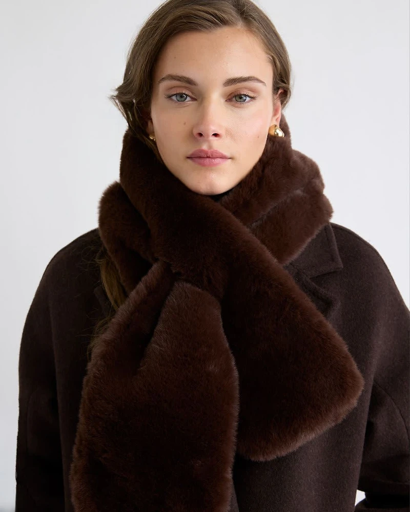 Faux Fur Wrap Scarf