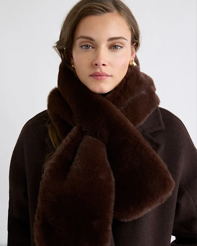 Faux Fur Wrap Scarf