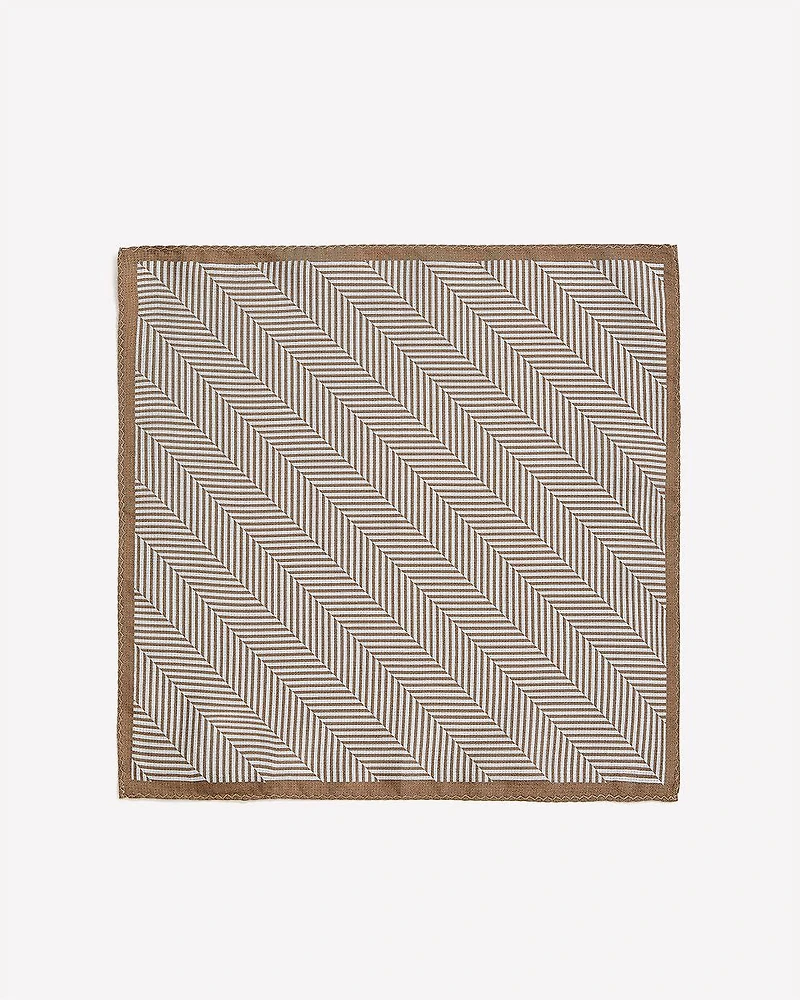 Reversible Handkerchief with Geometric Pattern