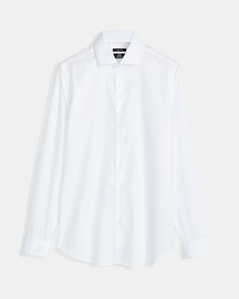 Twill Easy-care Dress Shirt with French Cuff