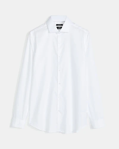 Twill Easy-care Dress Shirt with French Cuff