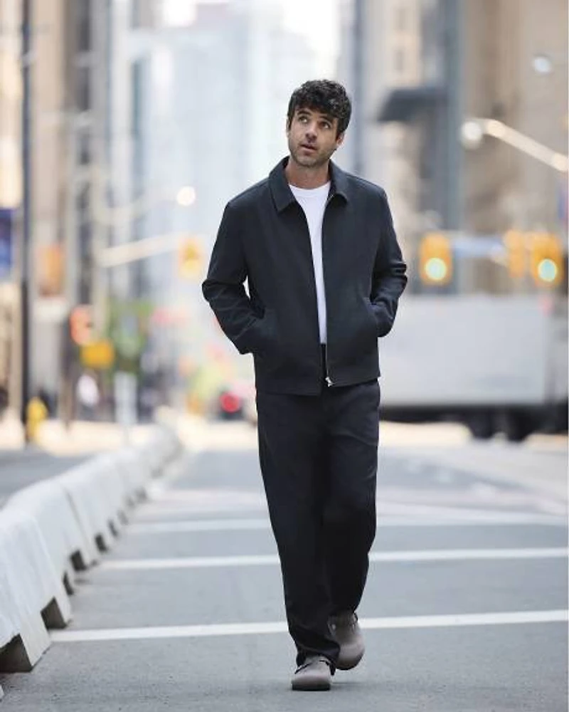 Tailored-Fit Brushed-Twill Pant