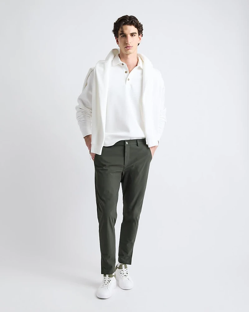 Super-Stretch Slim-Fit Leisure Pant