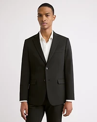 Black Slim Fit E-Tech Blazer