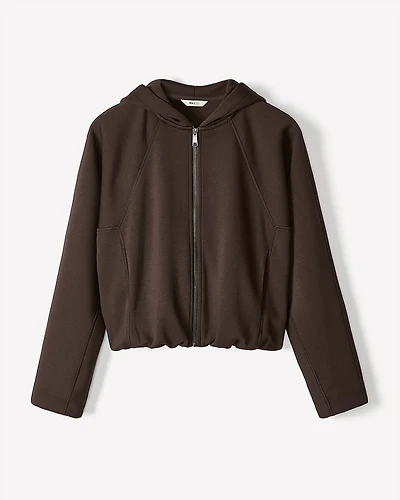 Hooded Ballon Cardigan