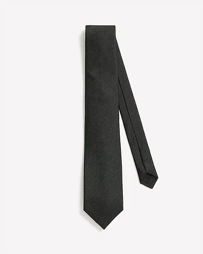 Charcoal Regular Textured Tie