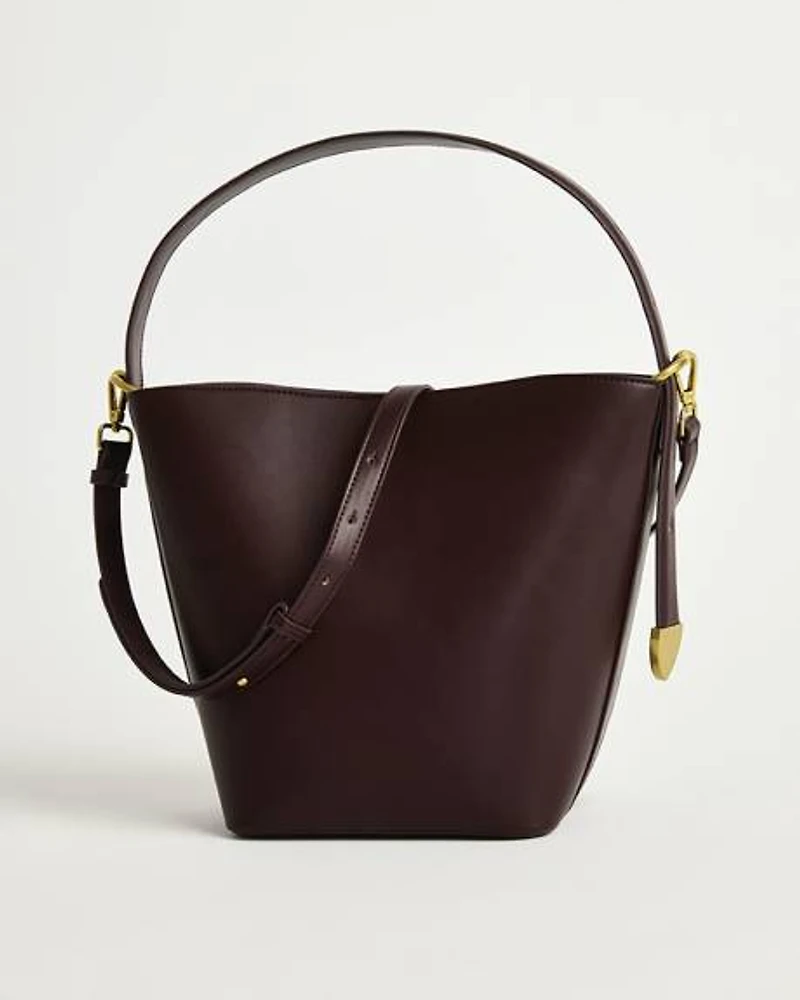 Sac Sceau en Faux Cuir