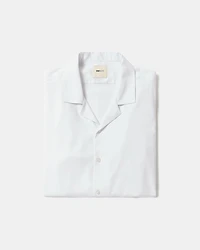 Short-Sleeve Slim-Fit Knit-Like Dress Shirt