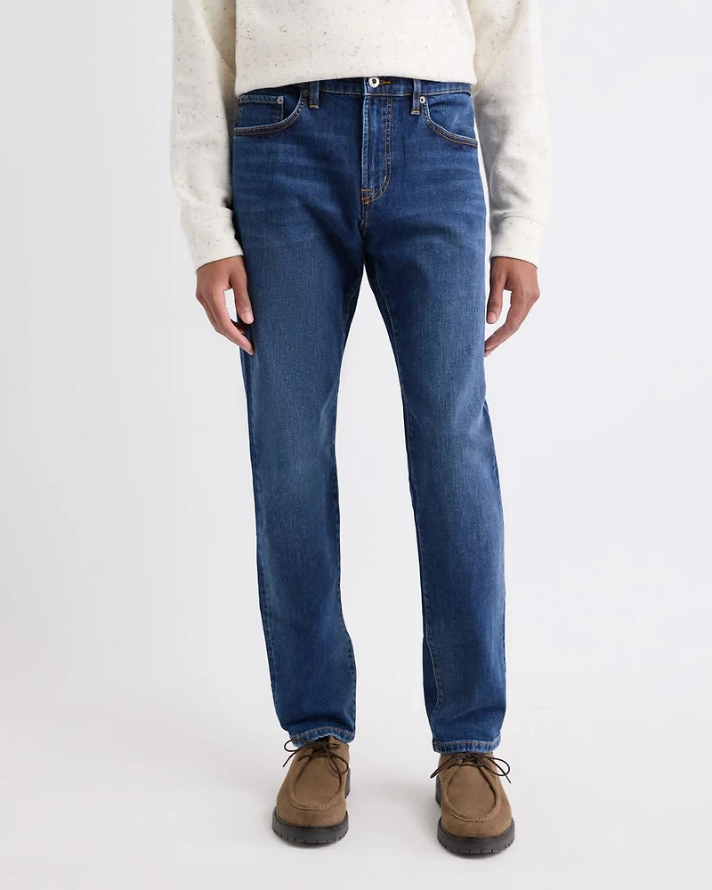 Slim-Fit Dark-Wash Jeans