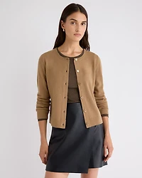 Merino Wool Button-Down Cardigan