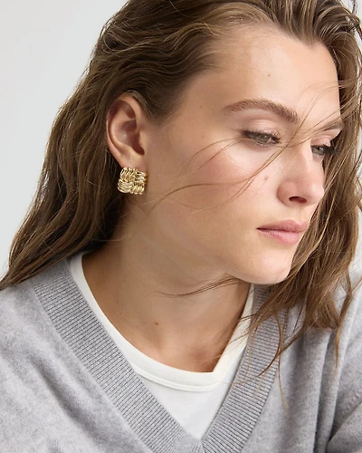 Vintage Square Earrings