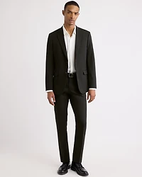 Black Slim Fit E-Tech Suit Pant