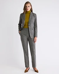 One-Button Fitted Blazer