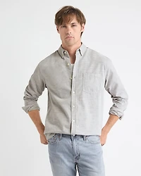 Chemise à Coupe Régulière en Velours Côtel