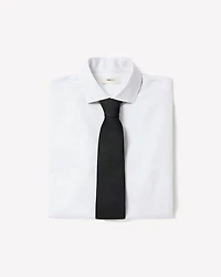 Tailored-Fit Dress Shirt with Micro Geo Print