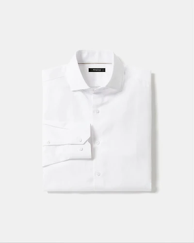 Chemise Habillée à Coupe Ajustée en Lin