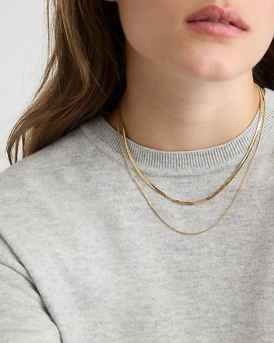 Double-Snake-Chain Necklace
