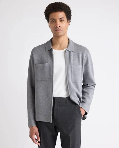 Cardigan à Zip en Tricot