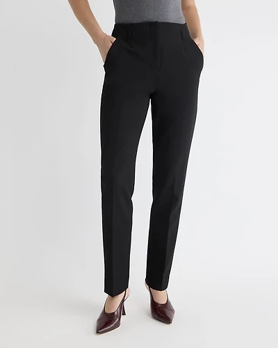 High-Rise Long Slim-Leg Pant