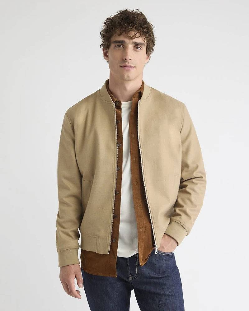 Veste Aviateur en Sergé Brossé