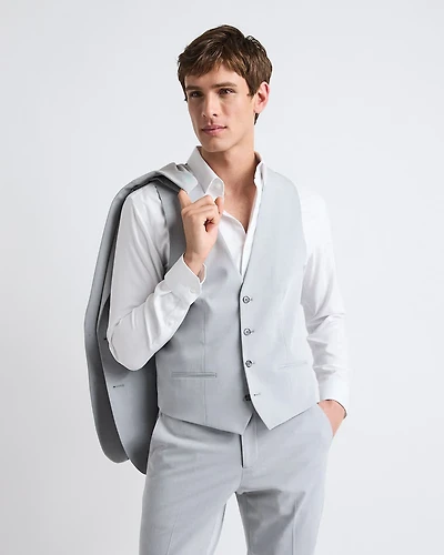 Light Grey Suit Vest