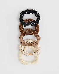 Small Polka-Dot Scrunchies