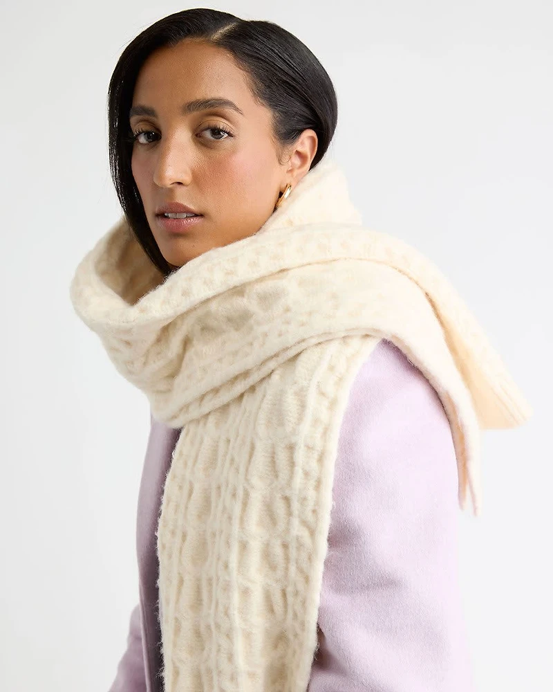 Foulard en Mailles Torsadées