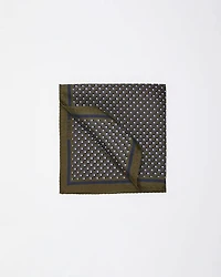 Handkerchief with Micro Geometric Pattern