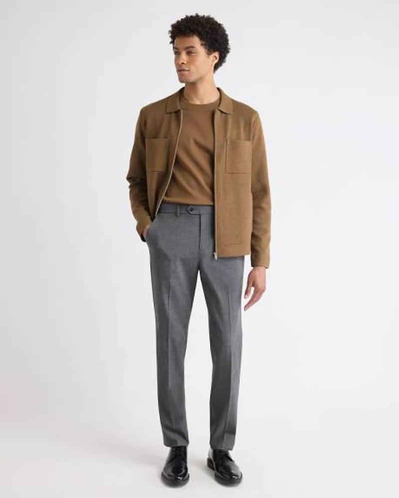 Pantalon Noir Essentiel à Coupe Étroite