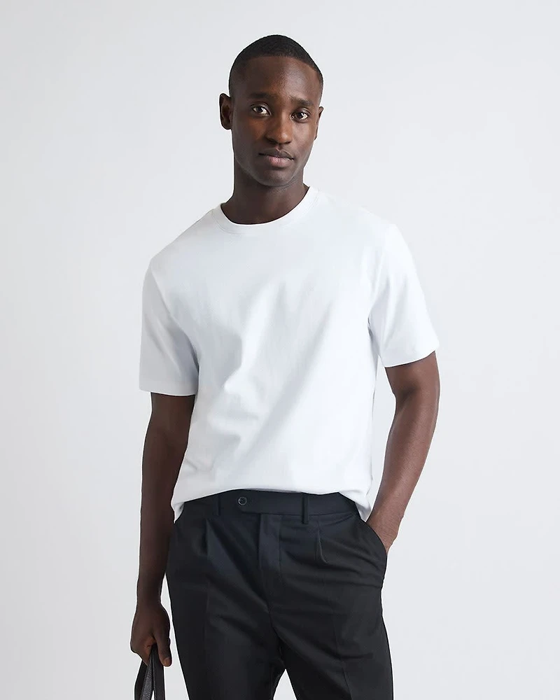 Refined InterLock Cotton Crew-Neck T-Shirt