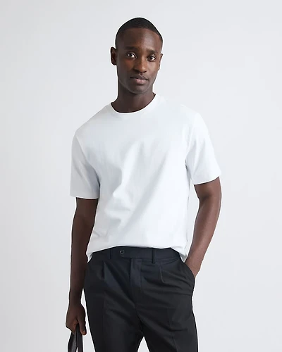Refined InterLock Cotton Crew-Neck T-Shirt